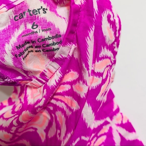 Carter’s baby girls 6M romper - Picture 2 of 4